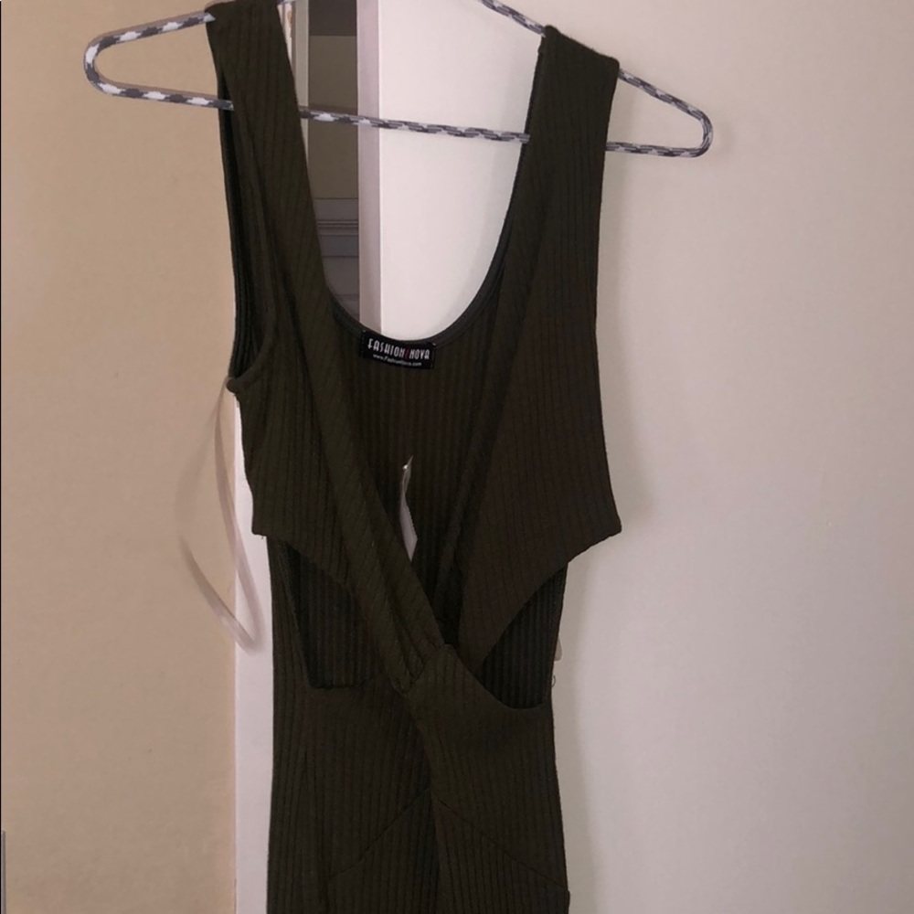 Olive new fashion nova dress